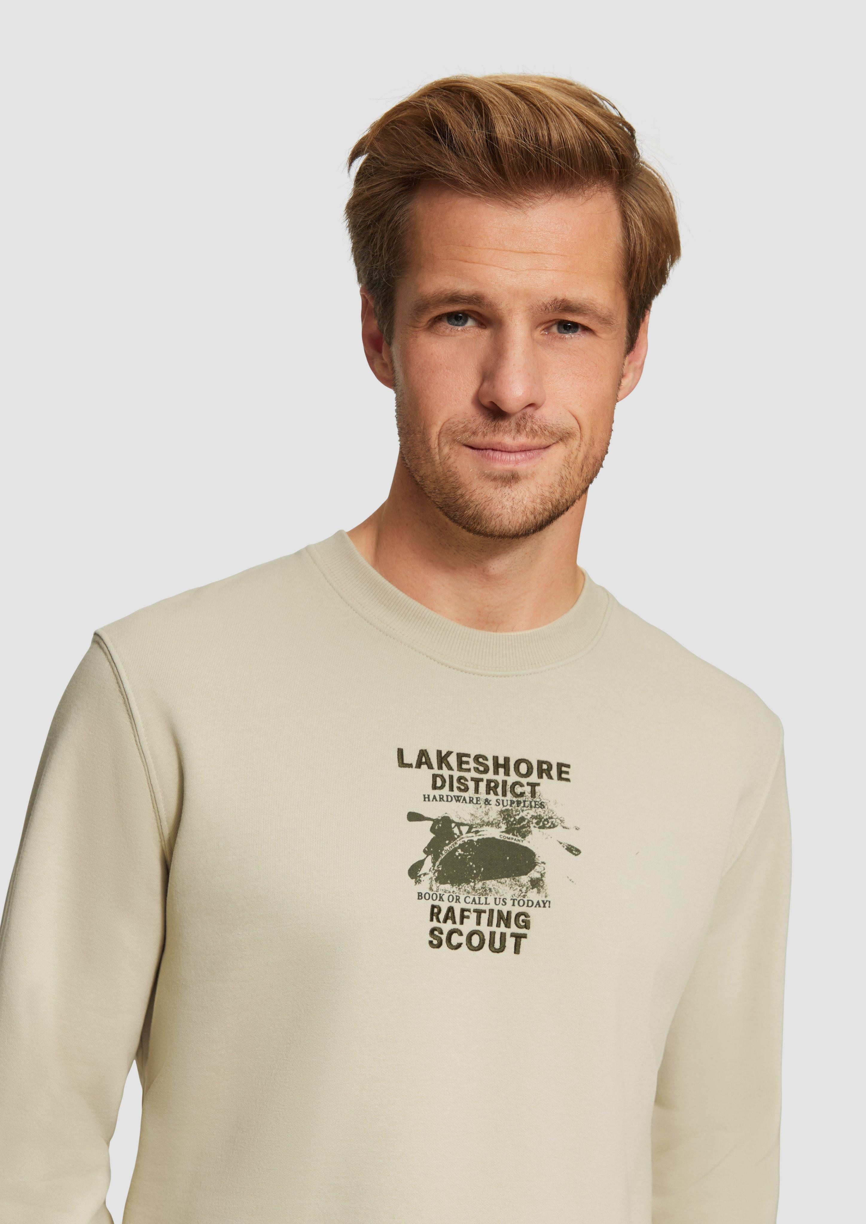 s.Oliver Sweatshirt Sweatshirt mit Stickerei aus günstig online kaufen