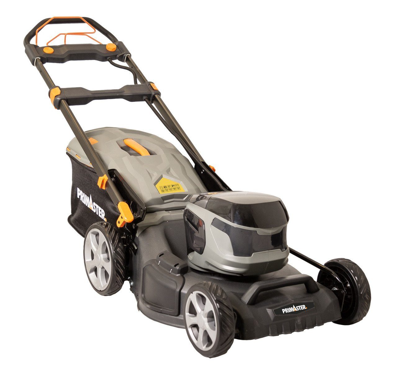 Primaster Akkurasenmäher Primaster Akku Газонокосилки PARM 4051VS 40 V 51 cm, Mit Akku + Ladegerät Mulchfunktion Radantrieb