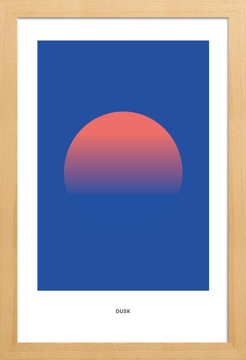 mit daylight mit Galeriequalität Rand Holzrahmen, studio Juniqe St), breiten, Poster in cm Poster Fine-Art-Print design (1 einem 1 weißen