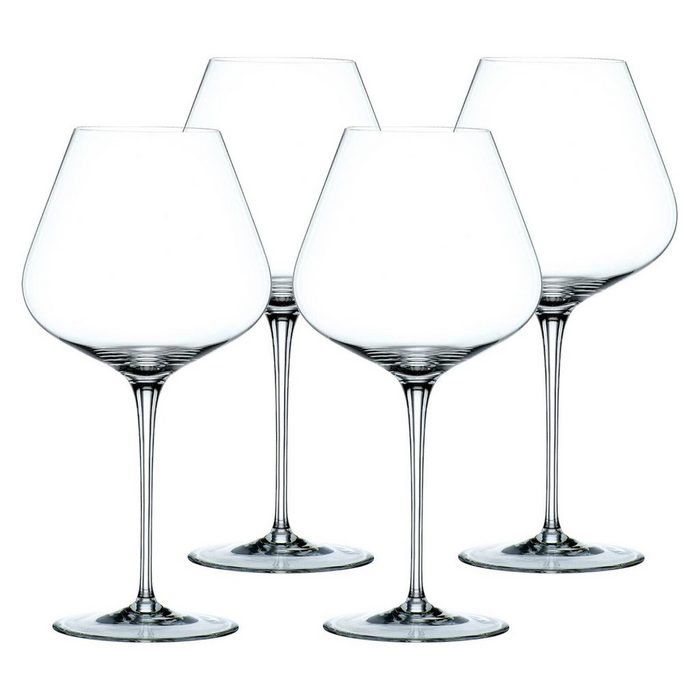 Nachtmann Rotweinglas ViNova Burgundergläser 840 ml 4er Set Kristallglas