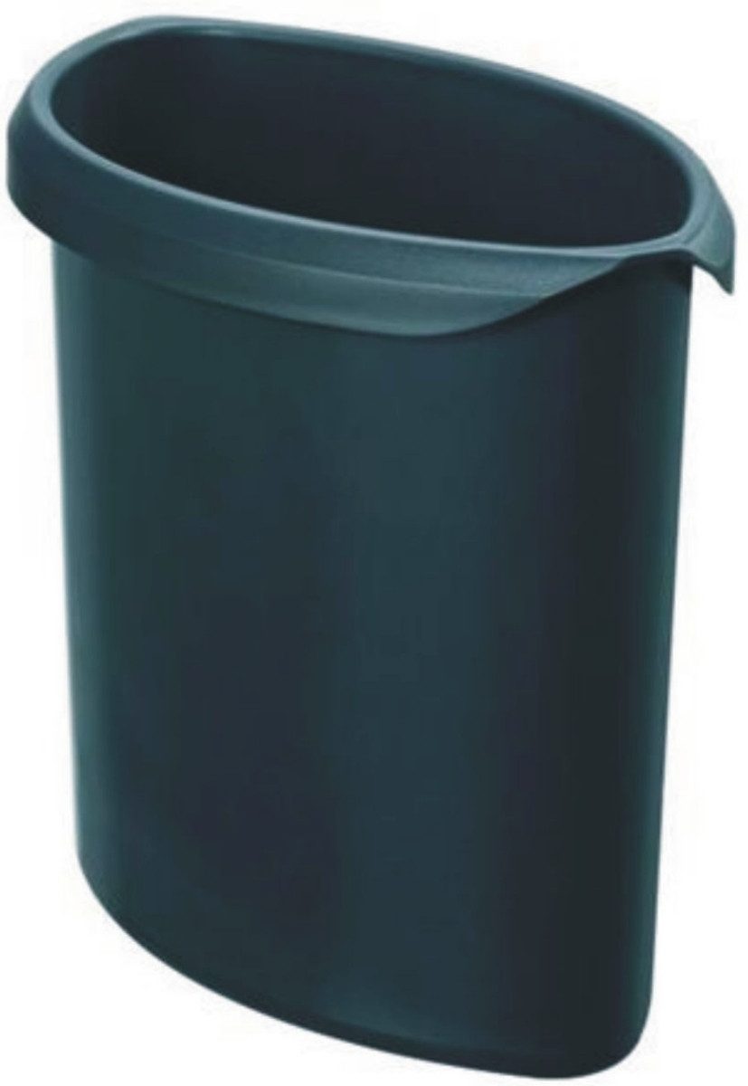 HAN-Bürogeräte Papierkorb Abfalleinsatz 2 Liter für 18130, 18131 u. 18200 schwarz