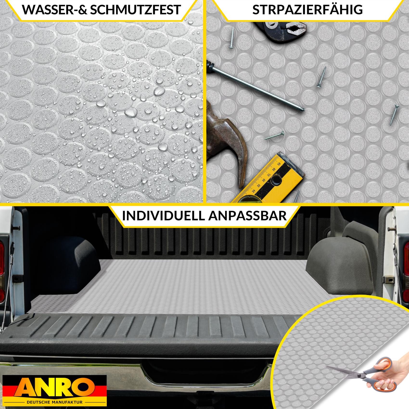 ANRO Vinylboden DIONIS PVC-Bodenbelag Noppen 1,5 mm wasserabweisend Privat/Gewerbe, Feuchtigkeitsbarriere, feine Optik, langlebig, Einzelstück, eine Rolle Boden – Bild 5 von 5