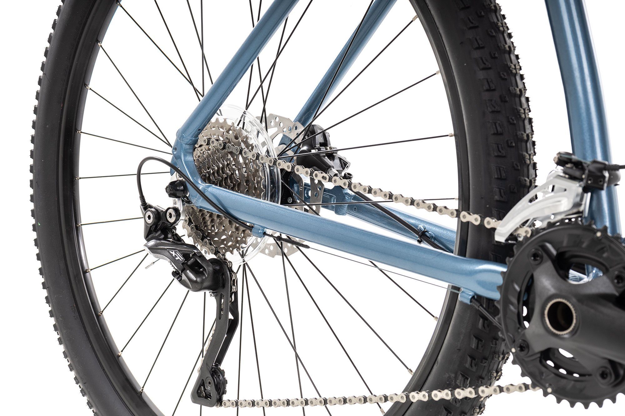 Axess Mountainbike ROGUE, 20 Gang Shimano RD- XT-10sp. Shimano RD-T8000 Schaltwerk, Kettenschaltung, 29 Zoll MTB-Hardtail Herrenfahrrad blau