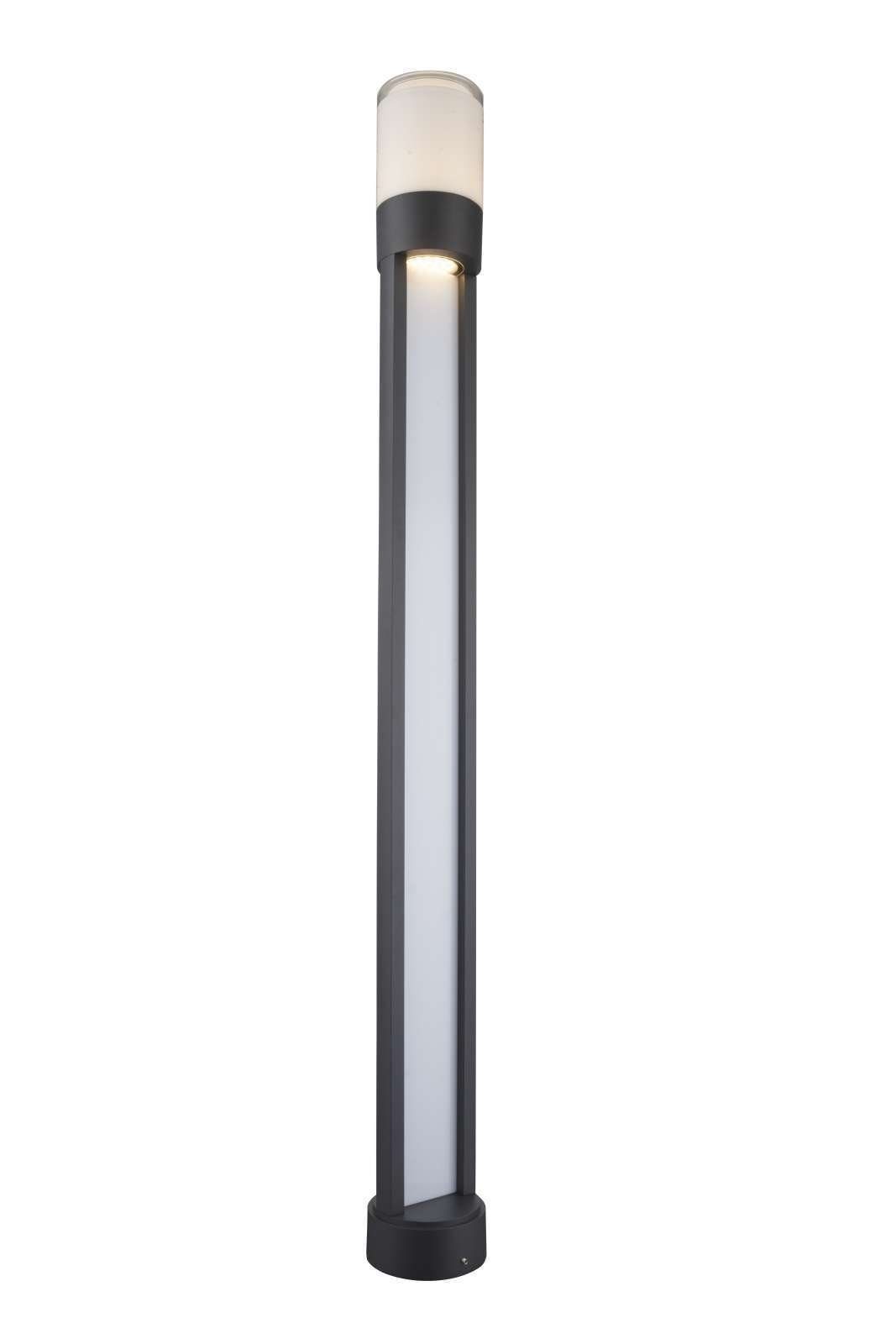 [Frühbucher-Sonderpreis] Globo Gartenleuchte GLOBO Außenleuchte LED Aluminium-Druckguss rund lang 34013 Nexa