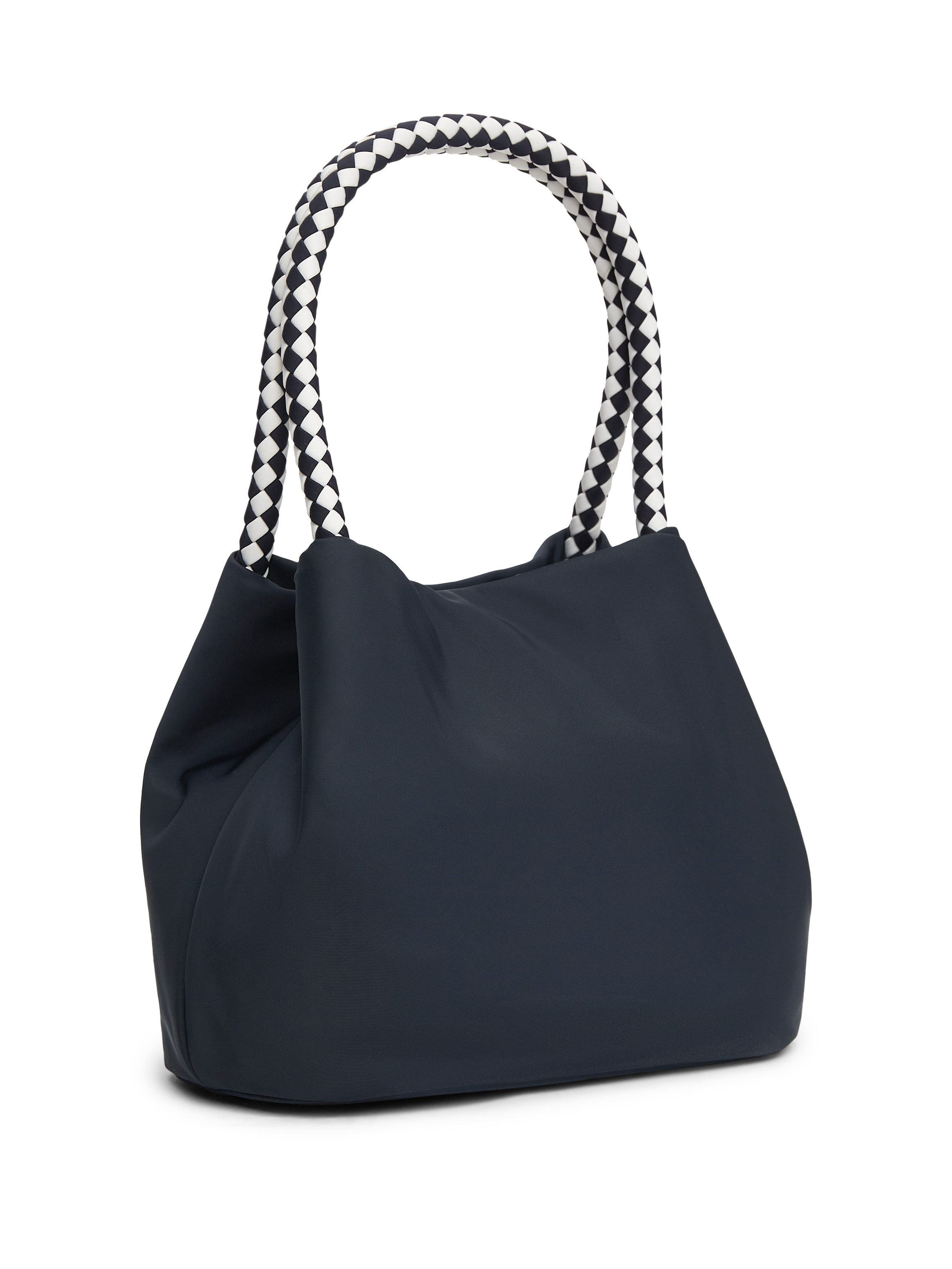 Tommy Hilfiger Handtasche TH MARINA BUCKET NYLON, Damen Tragetasche, Umhängetasche, Schultertasche mit Logoschriftzug