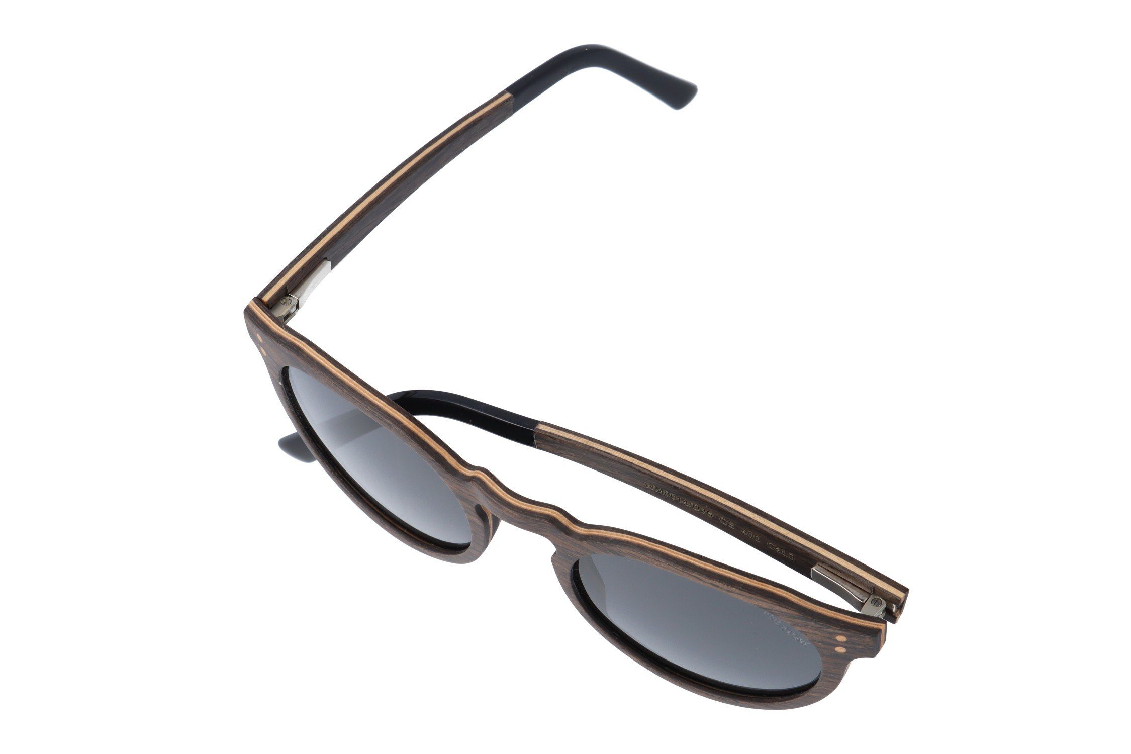 Gamswild Gläser Damen Sonnenbrille polarisierte grau GAMSSTYLE Holzbrille in Unisex, G15 braun, & Herren WM0014