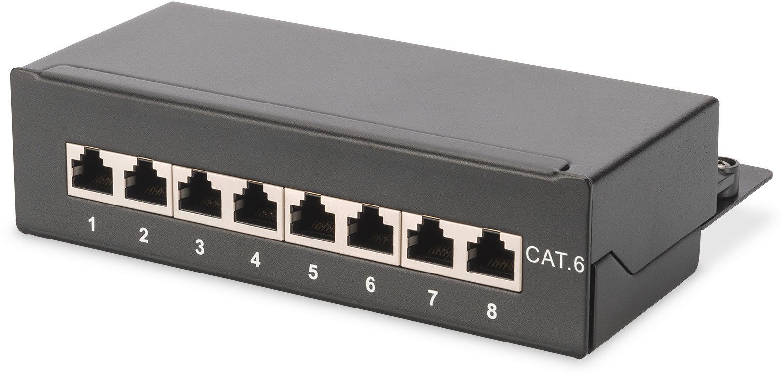 Cat.6 Desktop Klasse E Patchpanel, geschirmt, 8-Port Netzwerk-Switch