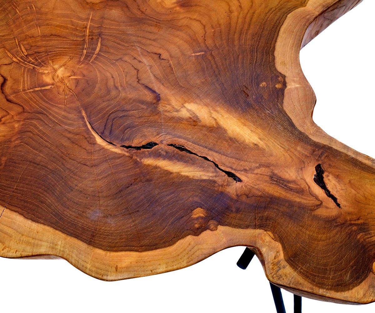Brillibrum Beistelltisch Couchtisch Teak Holz Metall günstig online kaufen