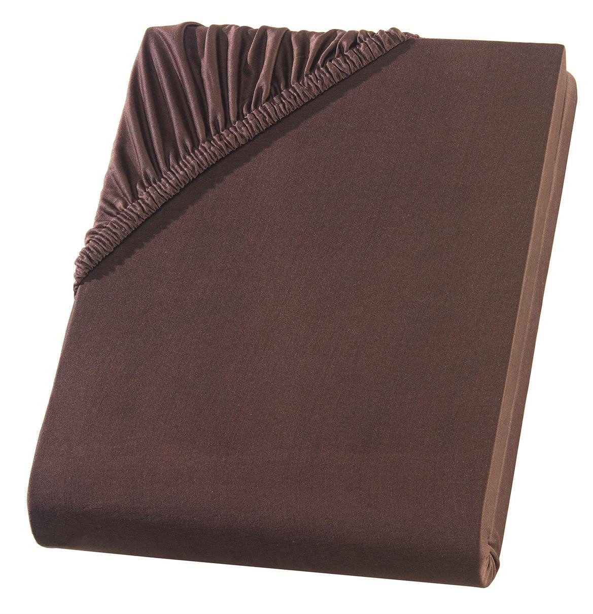 Carpe Sonno Spannbettlaken 90x200 100x200 140x200 160x200 180x200 200x200 Mikrofaser Polyester, Mikrofaser, Gummizug: rundum, (1 Stück), Weiches Spannbetttuch Bügelfrei & Pflegeleicht, 160x200 Braun