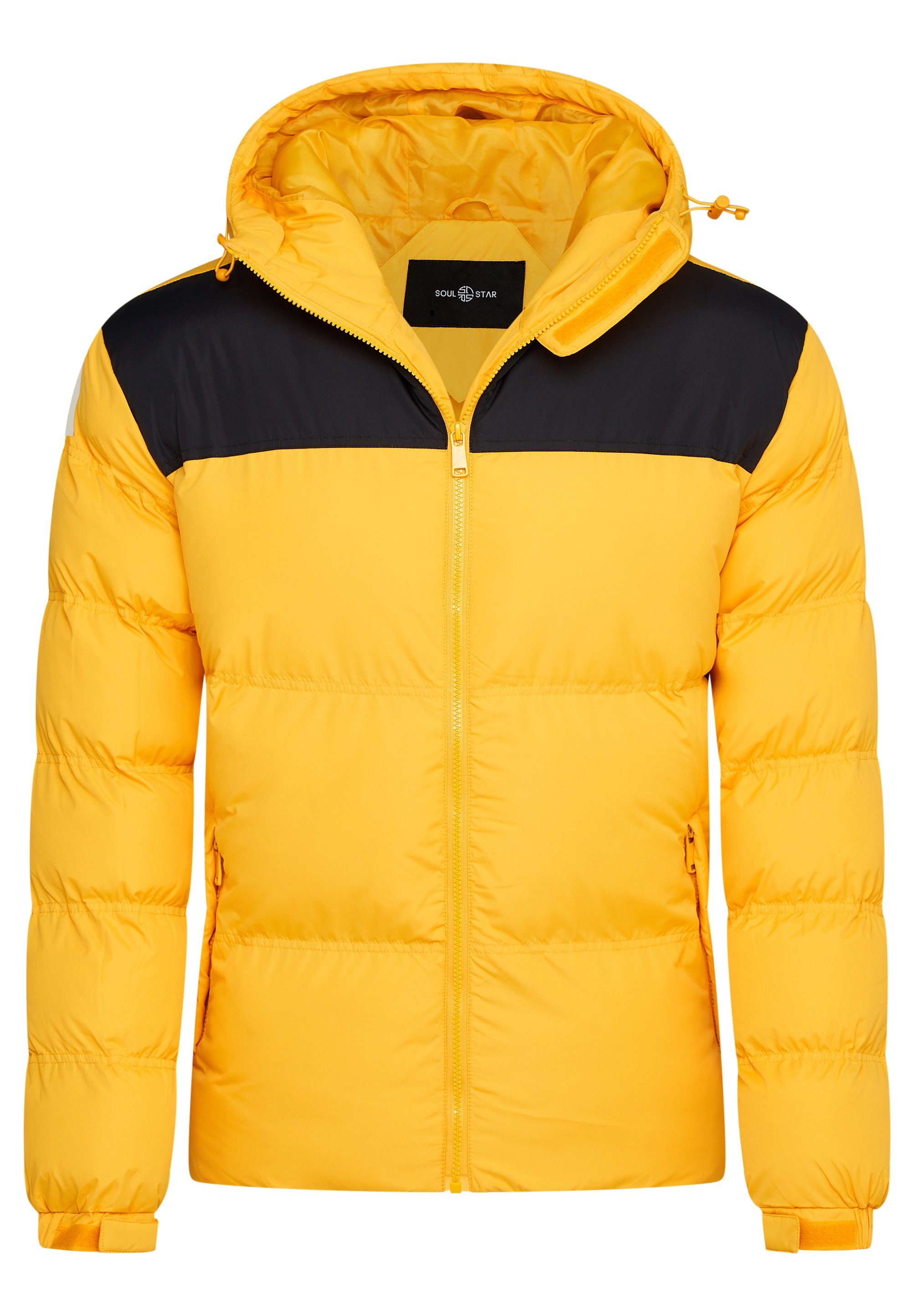 SOULSTAR Winterjacke S2KRAGERO Puffer Jacke mit Kapuze warme Steppjacke