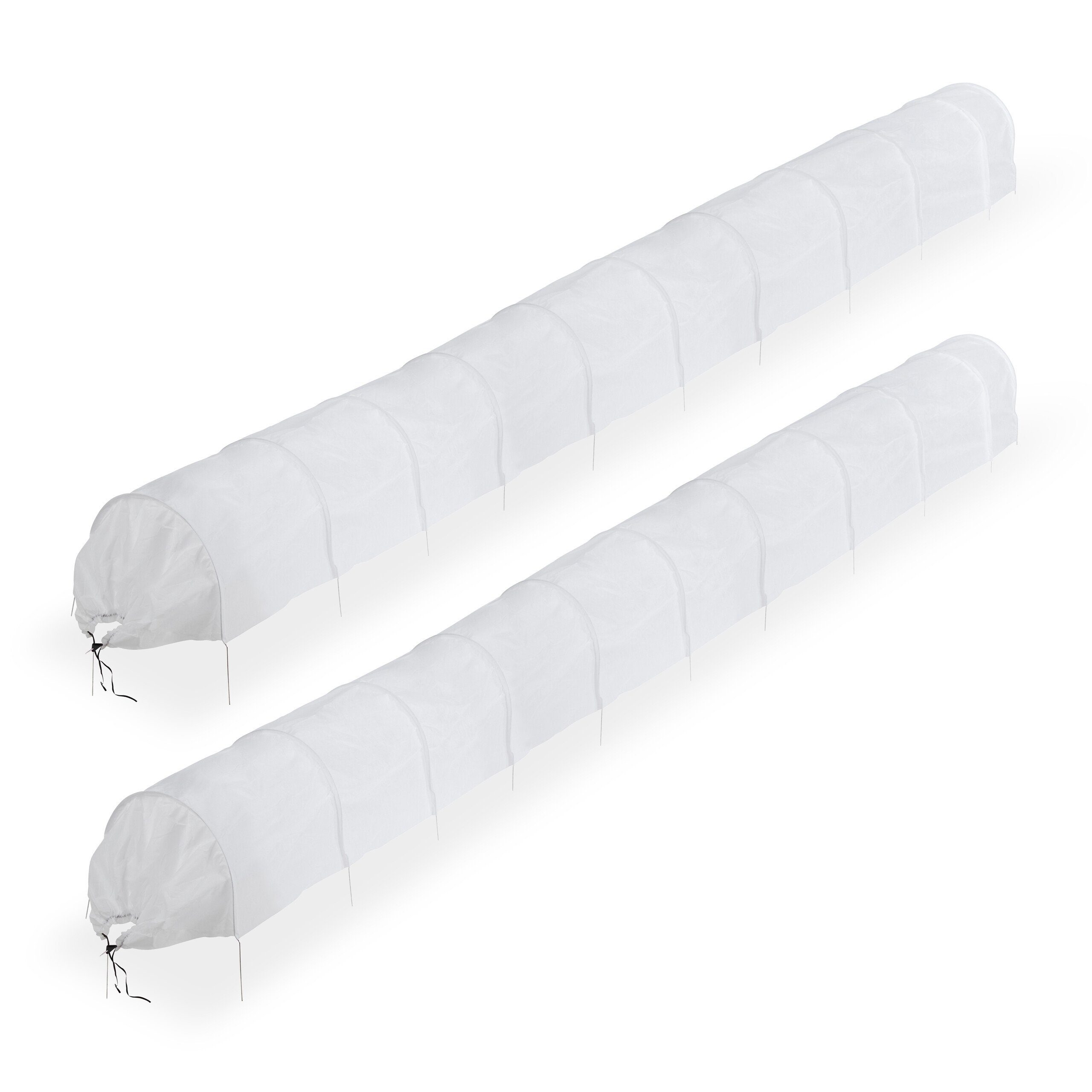 Pflanztunnel aus Vlies 7 m 2er Set