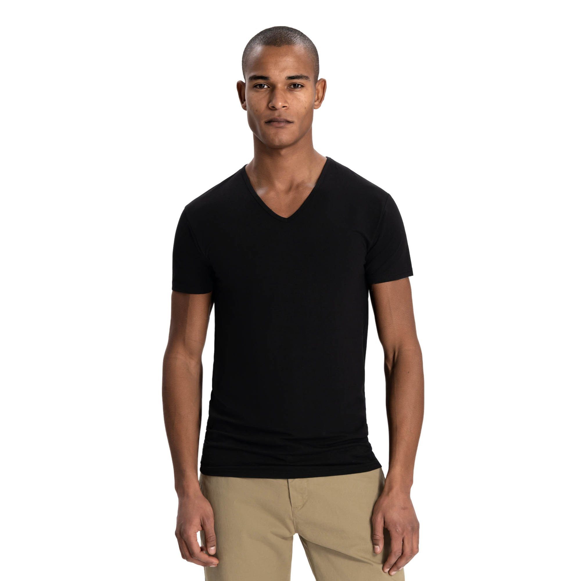 Dstrezzed T-Shirt Herren T-Shirt 2er Pack Baumwolle (Packung, 2er Pack)