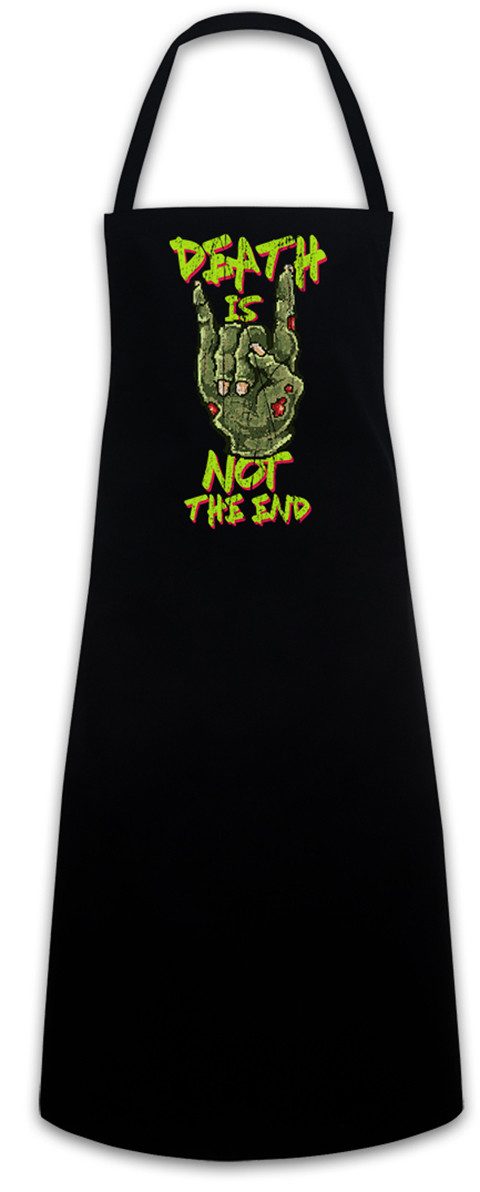 Urban Backwoods Kochschürze Death Is Not The End Grillschürze Geek Nerd Dead Metal Hand Fist