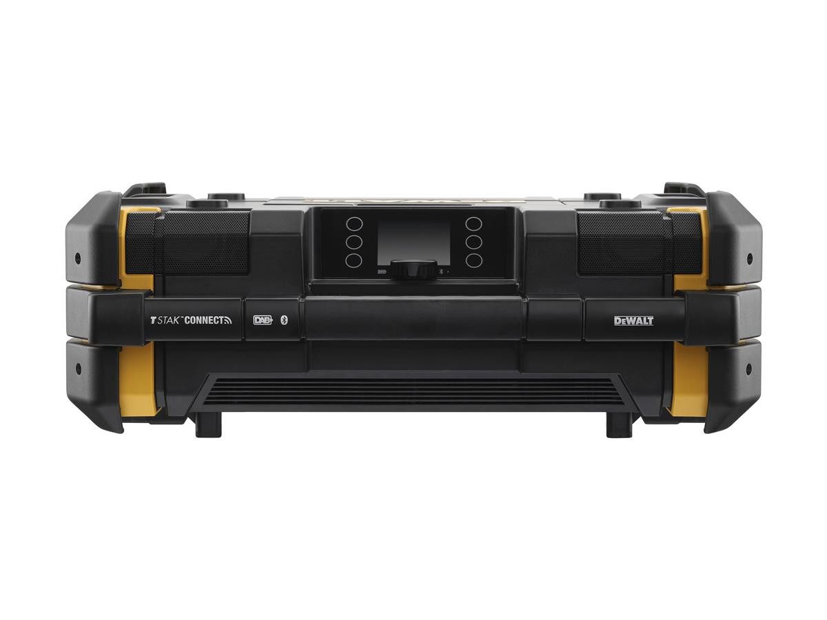 DeWalt TSTAK Akku- u.Netzradio mit Ladefunktion Baustellenradio (Digitalradio (DAB), FM-Tuner, steuerung über Smartphone mit Bluetooth 4.0)