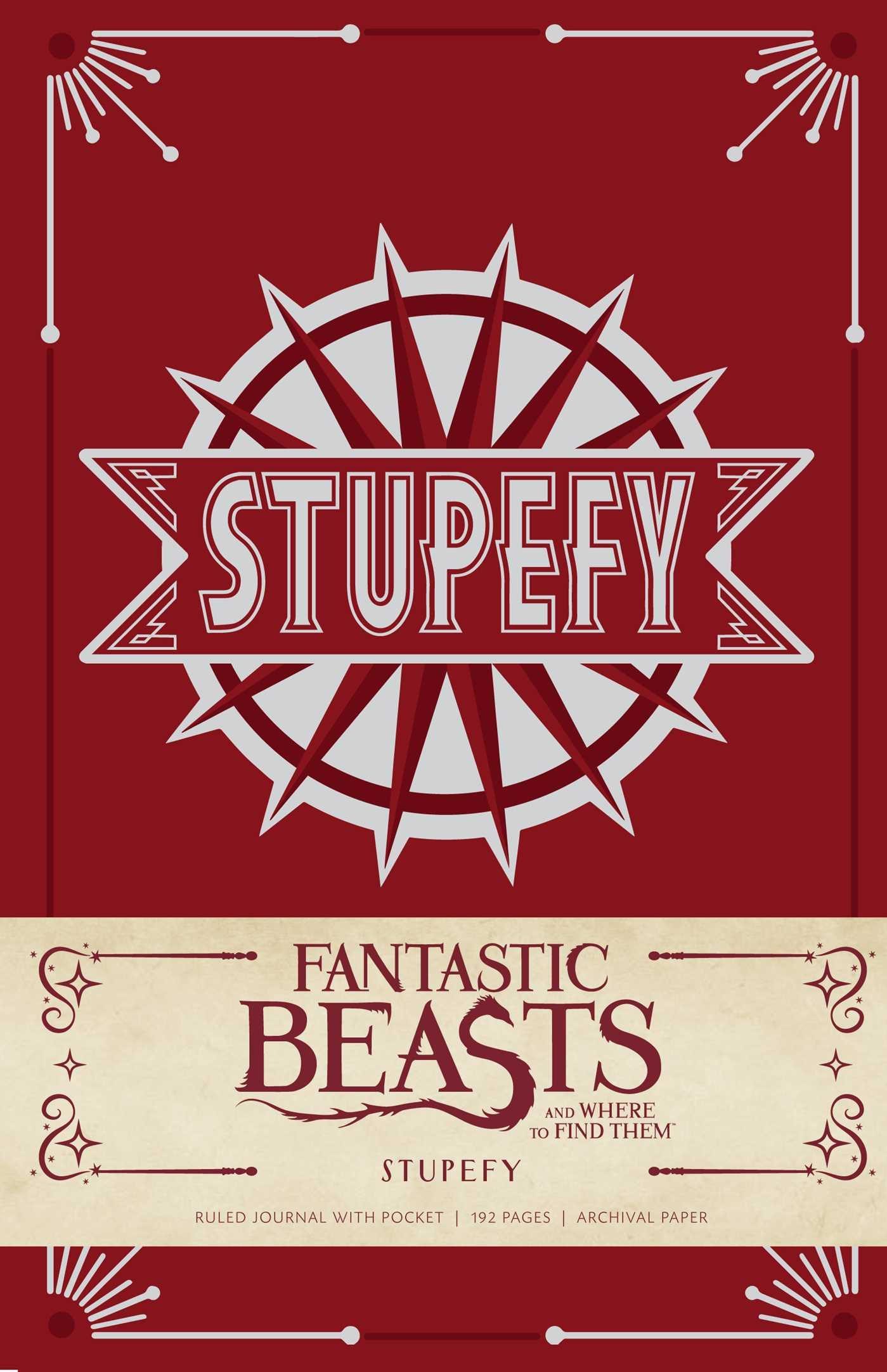 Notizbuch Fantastic Beasts and Where to Find Them: Stupefy Hardcover Ruled Jo...