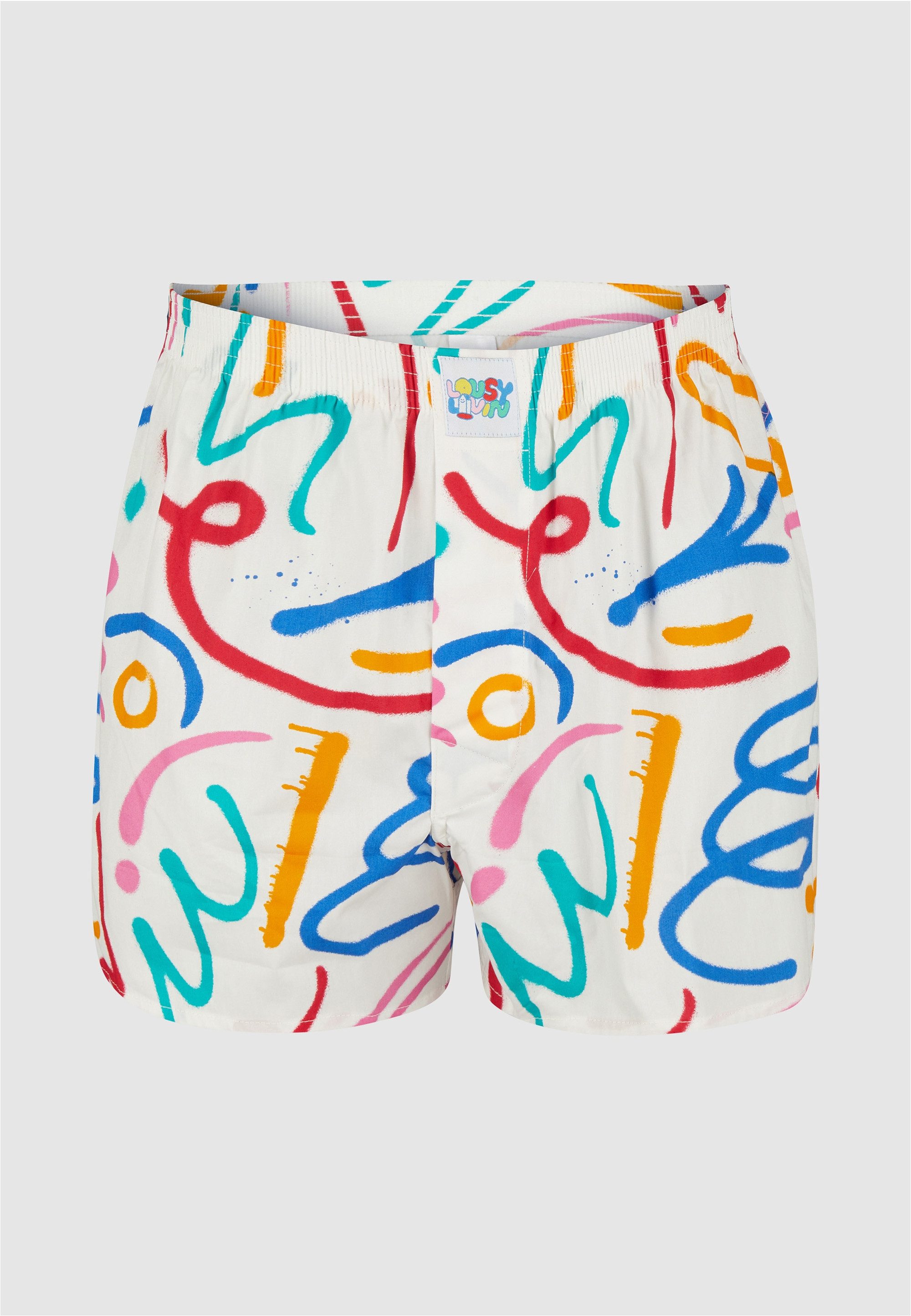 Boxershorts Kueken & Lines