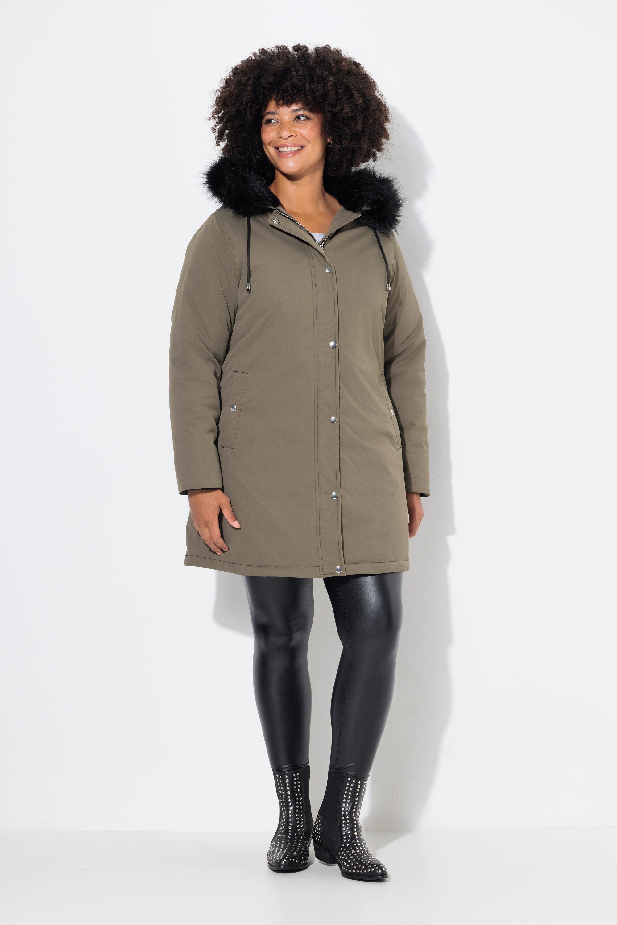 Angel of Style Parka Parka oversized Kapuze Sternen-Futter