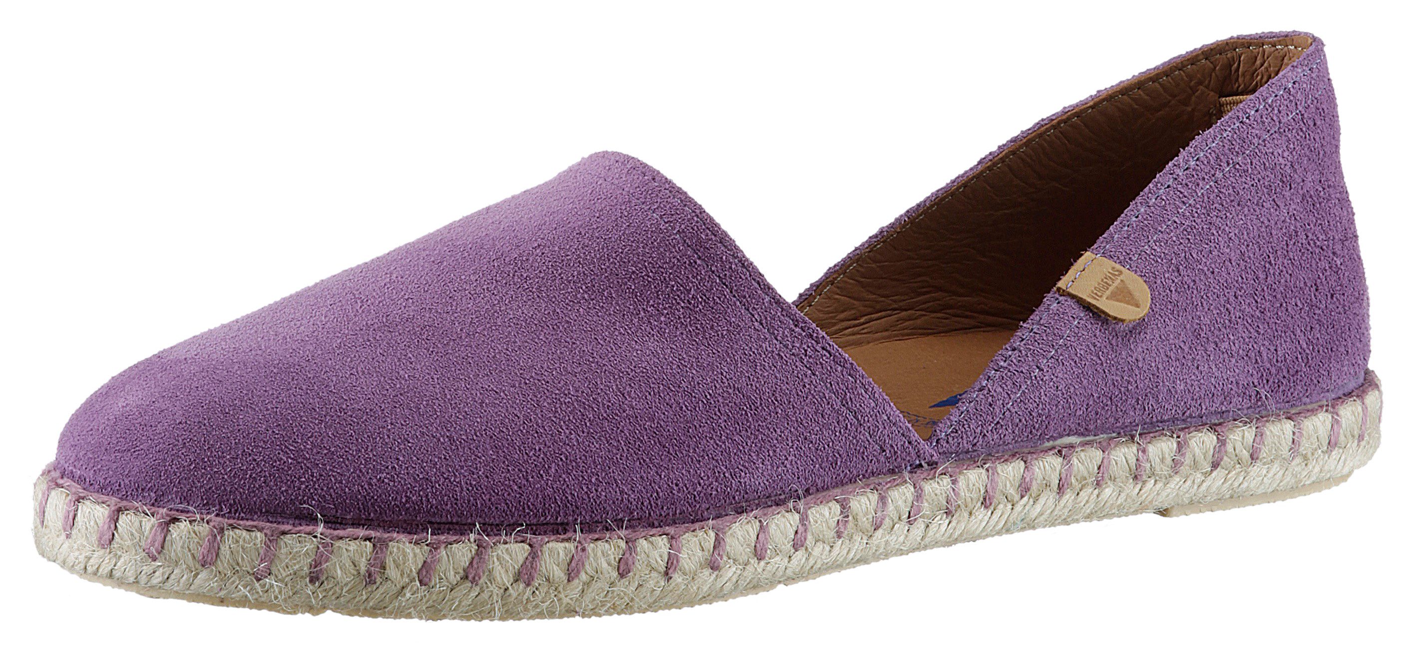 VERBENAS CARMEN SERRAJE Espadrille, Schlupfschuh, Sommerschuh, Loafer mit typischem Jute-Rahmen