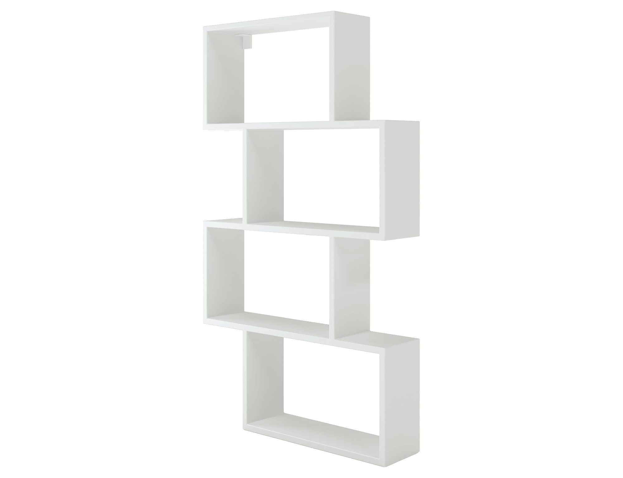 MOEBLO Bücherregal Regal GUERO, mit 4 Einlegeböden, Modernes, elegantes Aufbewahrungsmöbel für jedes Zimmer, Bücherregal Bücherregal für das Büro Bücherregal für Dokumente Wohnbereich Wohnzimmer