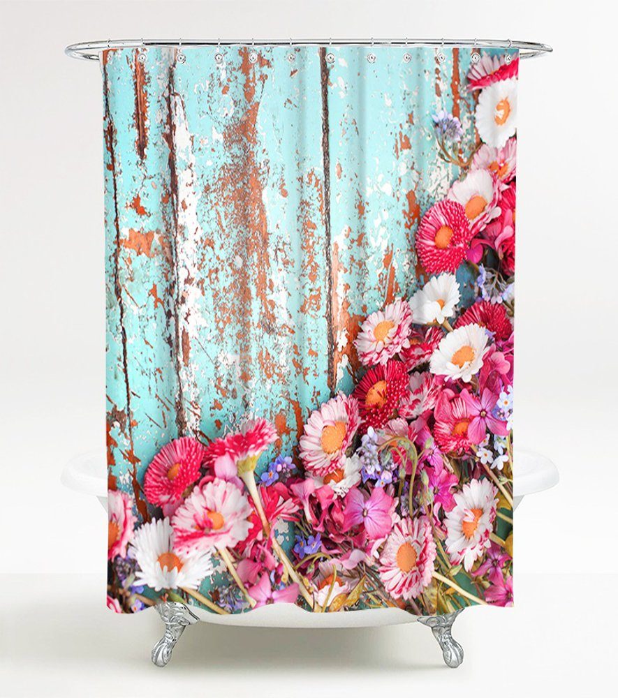 Sanilo Duschvorhang Spring 180 x 200 cm, 100% wasserdicht, Anti-Schimmel-Ef günstig online kaufen