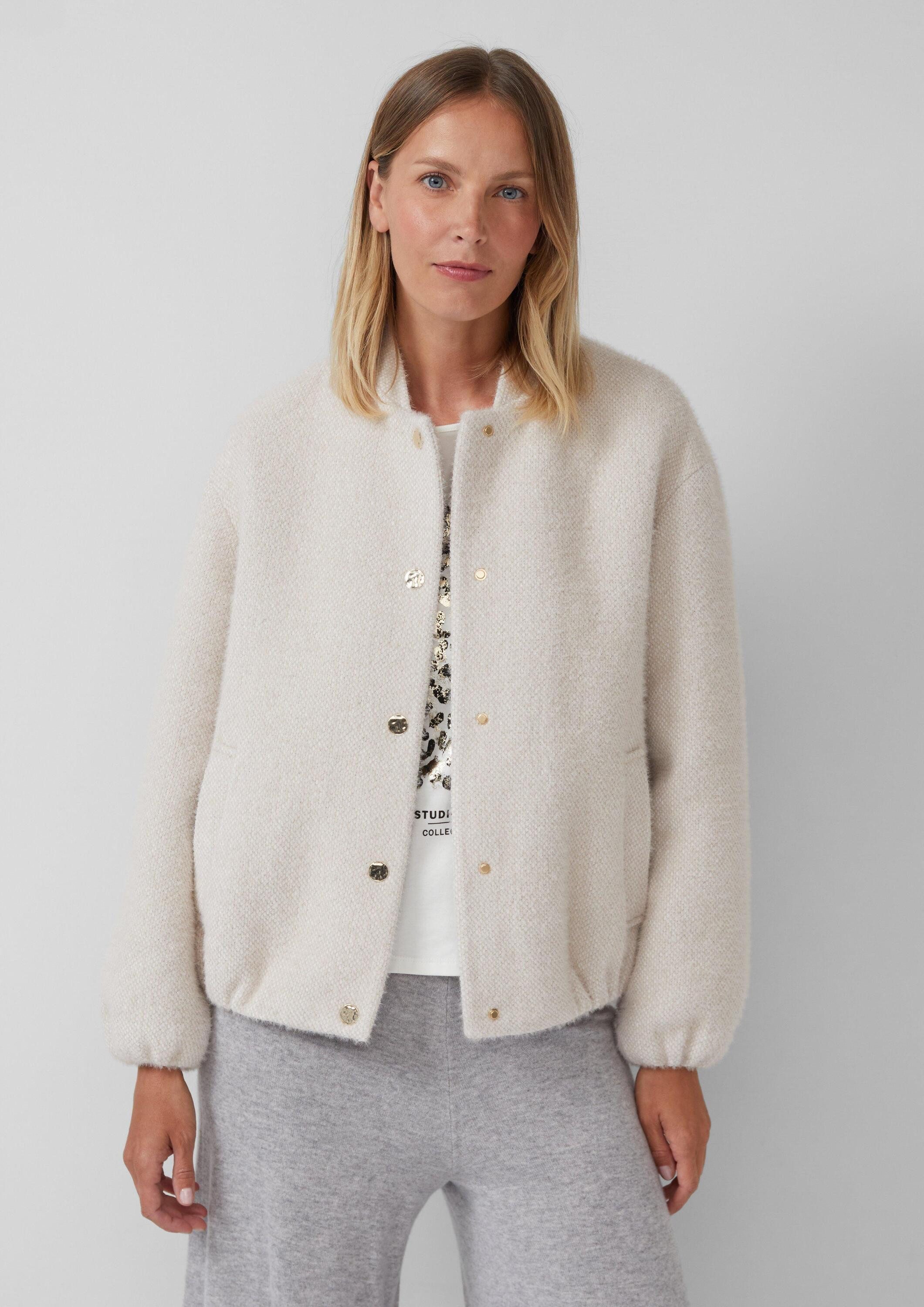 s.Oliver Funktionsjacke Outdoor-Jacke Flauschige Jacke im Relaxed Fit mit S günstig online kaufen