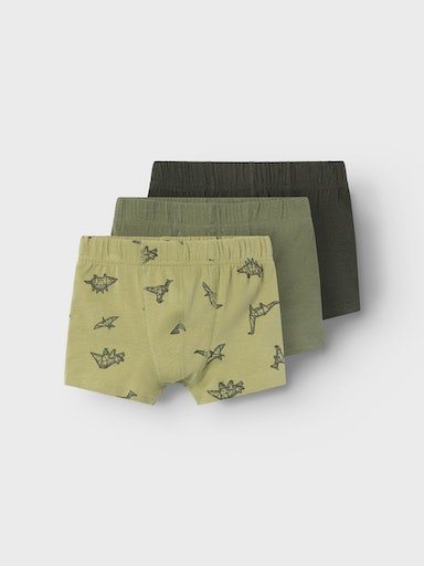 Name It Boxershorts NMMTIGHTS 3P SAGE DINO NOOS (Set, 3-St., 3er Pack)