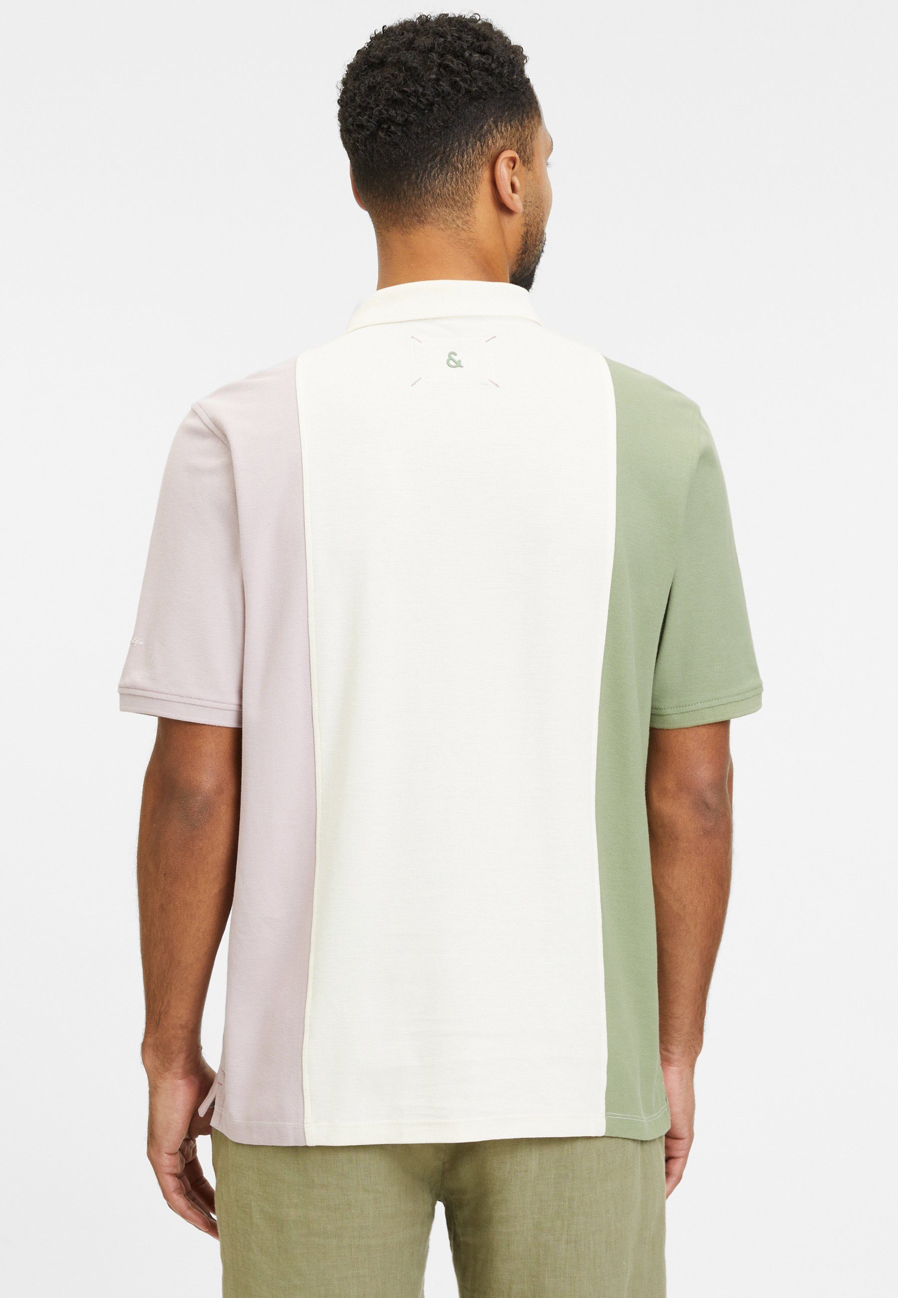 modernem Design sons Poloshirt colours & Colourblock 2 Poloshirt mit