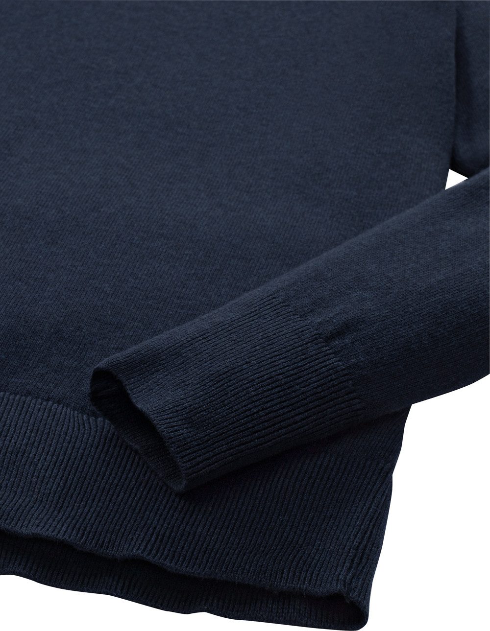 US Polo Assn. Rundhalspullover Besonders hautfreundlich dank 100% Baumwolle