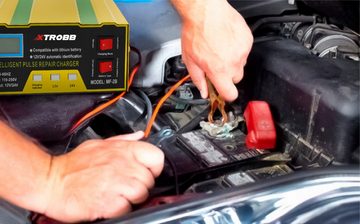 XTROBB Batterie-Ladegerät 12/24V KFZ Auto Reparatur Batteriegleichrichter Autobatterie-Ladegerät