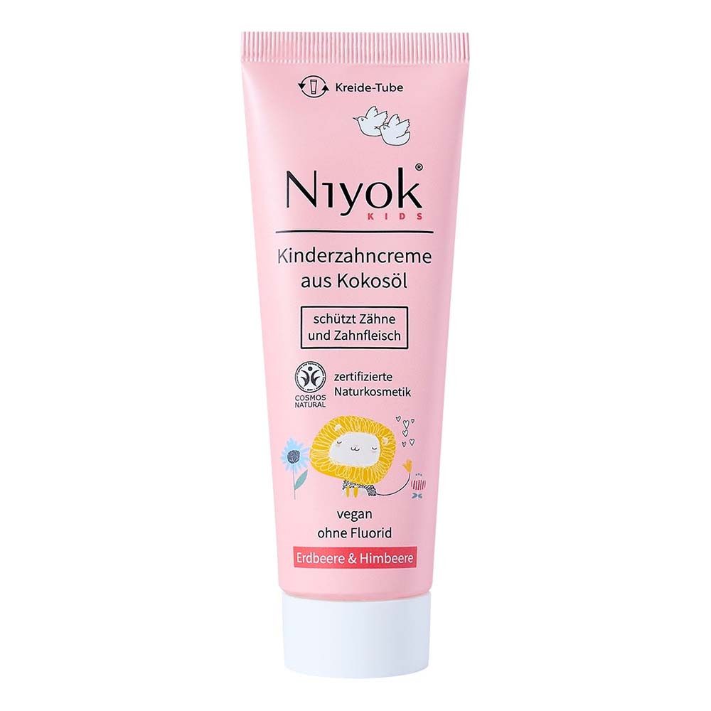 Niyok Зубная паста Zahncreme - Kids Erdbeere & Himbeere 75ml
