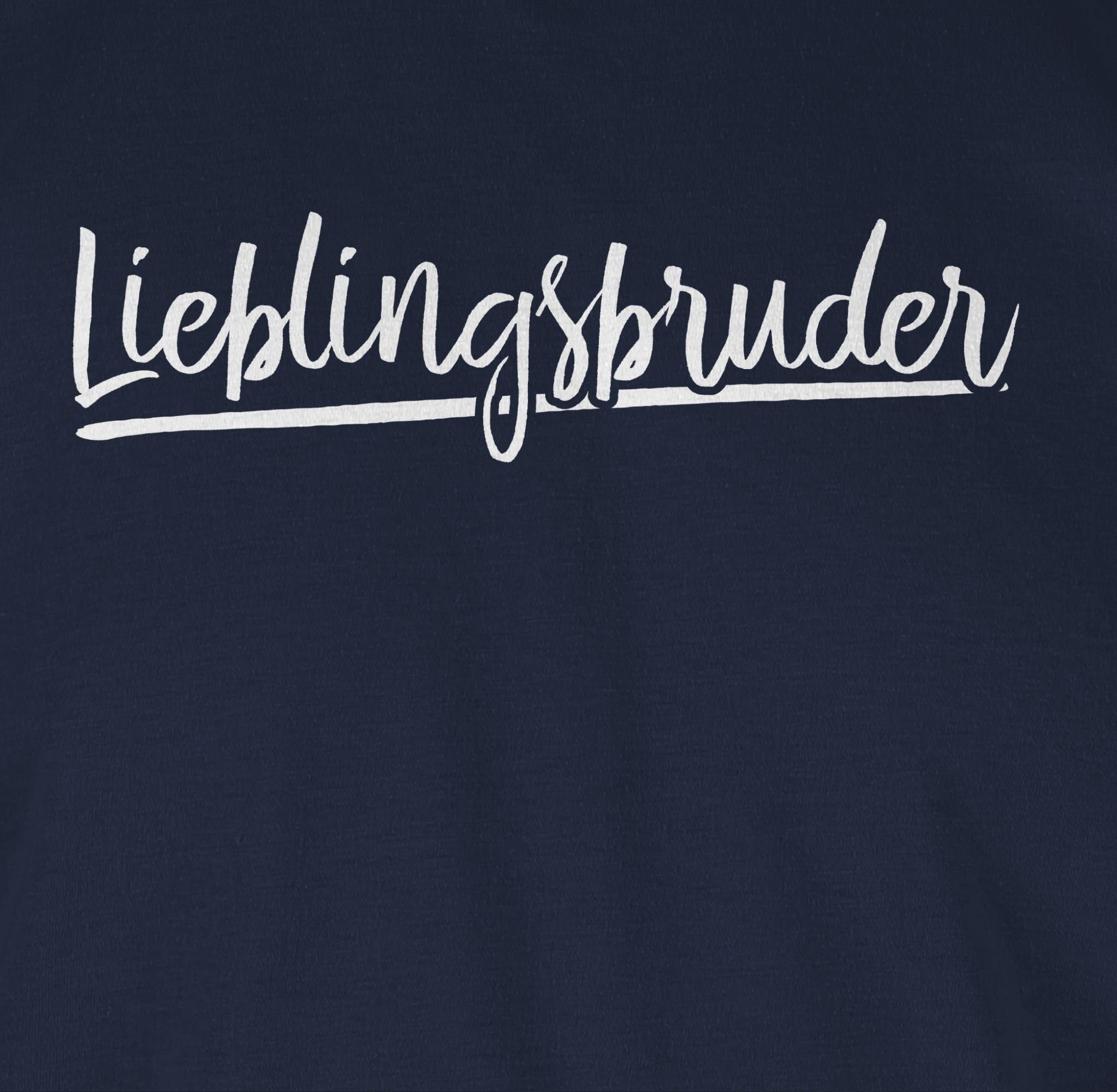 Navy Lieblingsbruder 2 Shirtracer Blau T-Shirt Bruder