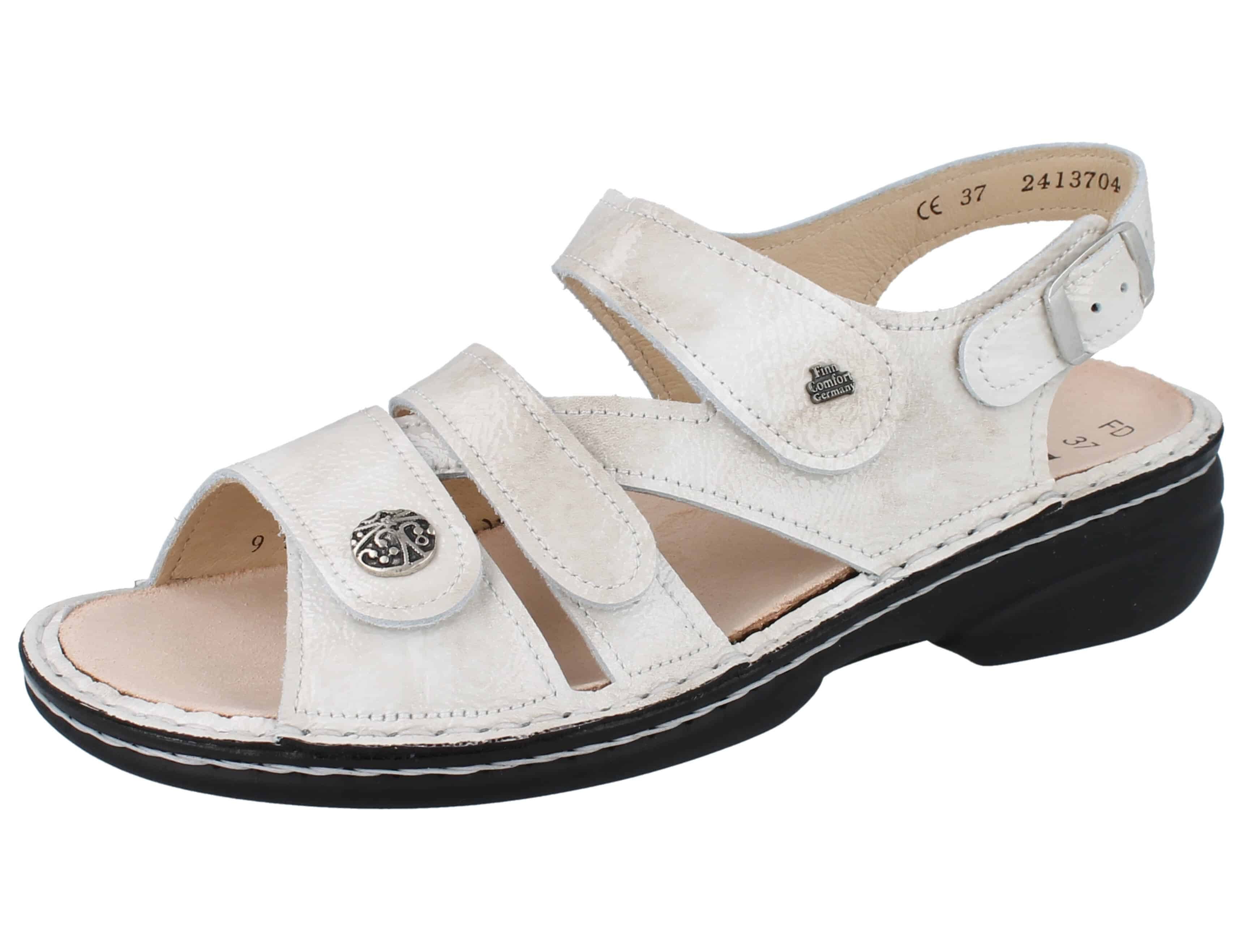 Finn Comfort Gomera beige Sandale Wechselfußbett