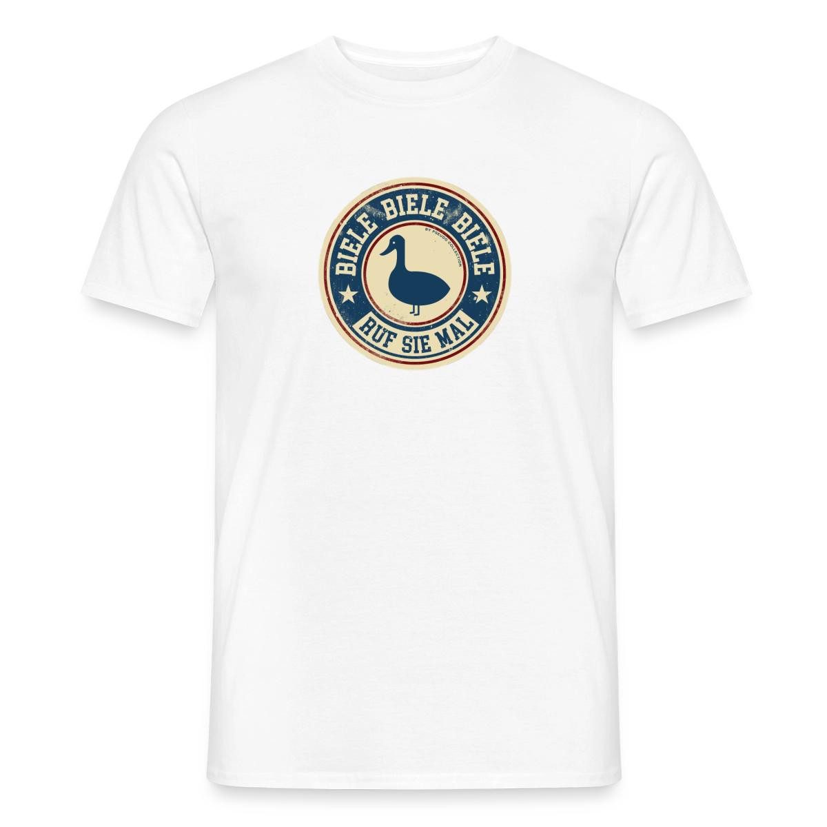Spreadshirt T-Shirt Biele Biele Biele Ruf Sie Mal TV Meme Enten Männer T-Shirt (1-tlg)