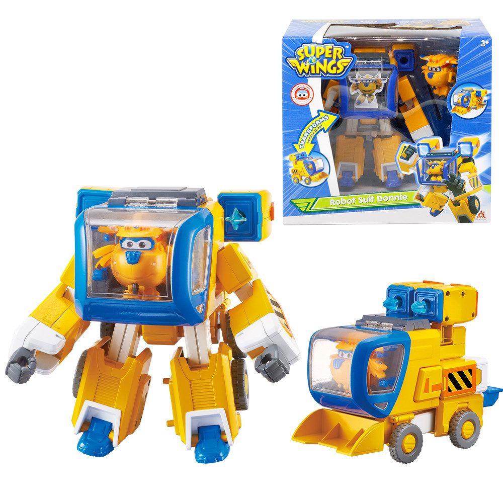 Super Wings Spielzeug-Auto Transformierender Roboteranzug Donnie, günstig online kaufen