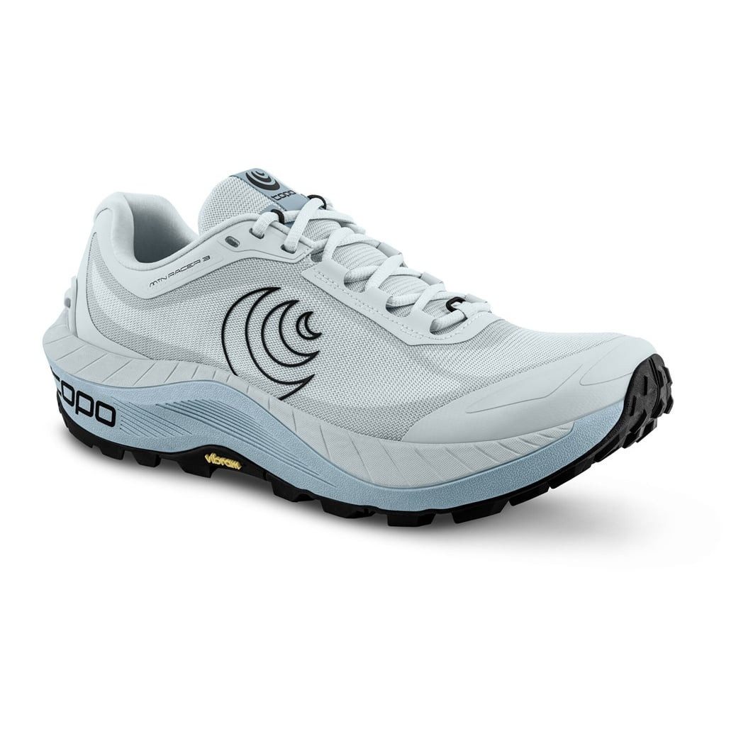 Topo MTN Racer 3 (Trail, Dämpfung, breitere Zehenbox) iceblue Damen Laufschuh