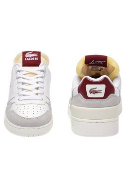 Lacoste Damen Sneaker T-CLIP LEATHER COLOR POP Sneaker