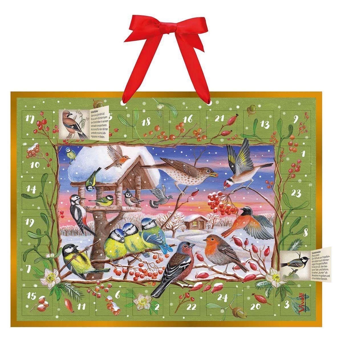 St. Benno Verlag Adventskalender Unsere gefiederten Gäste