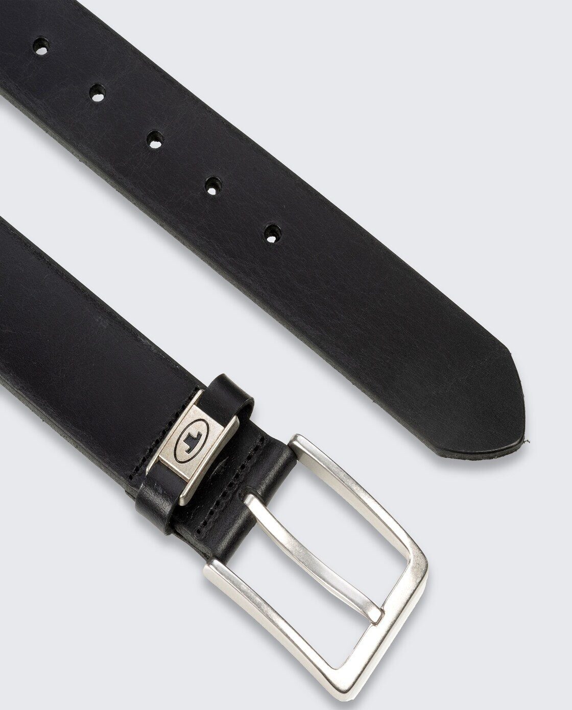 TOM TAILOR Ledergürtel Belts TTCOREY Ledergürtel mit eckiger Dornschließe