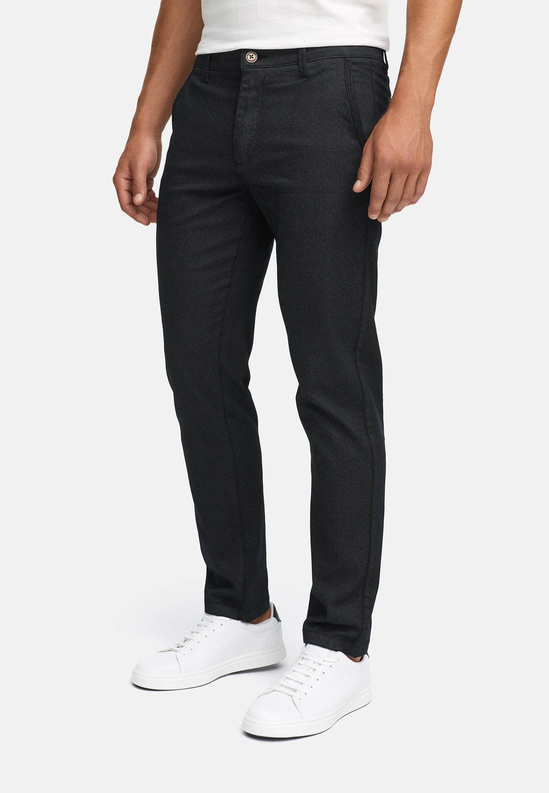 Indicode Chinohose Herren INDanina Chino Hose Herrenhose Chinohose im Regular Fit mit Stretchkomfort und zeitlosem Design