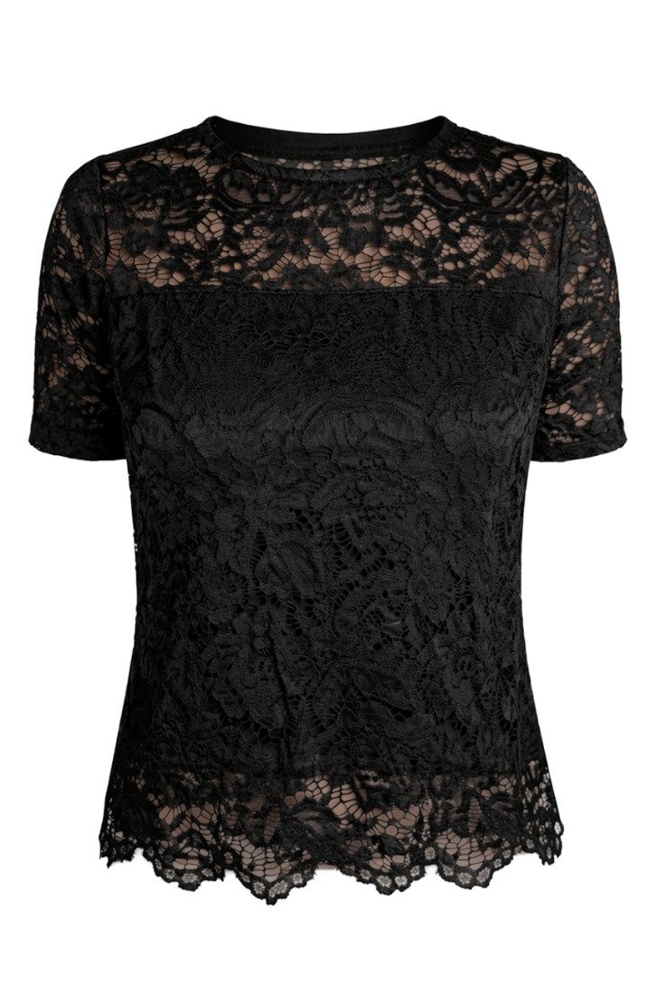 Trachtenshirt Trachtenshirt Damen - BONITA - schwarz