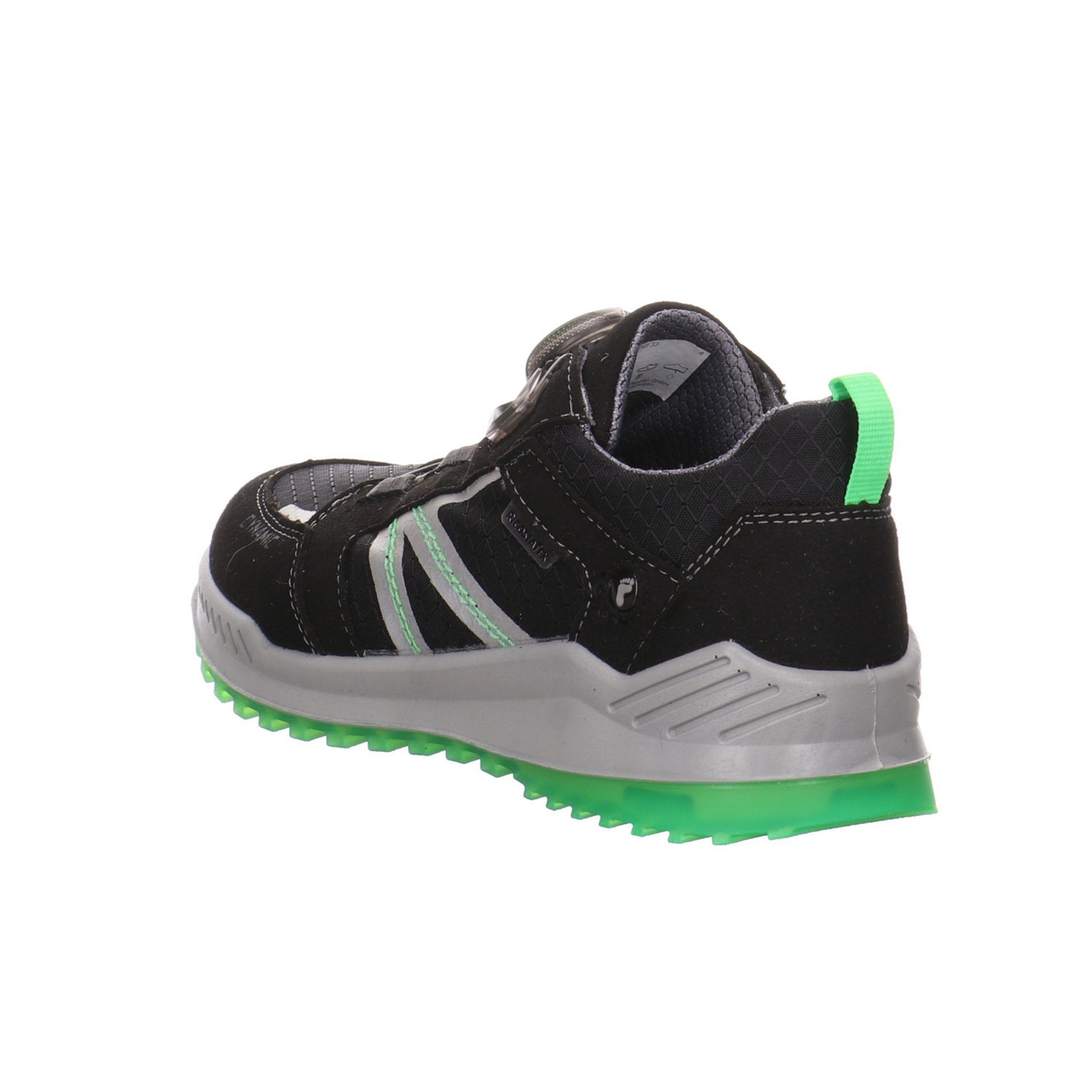 Ricosta Jungen Schnürhalbschuhe Synthetikkombination schwarz Reen Halbschuh Schnürschuh