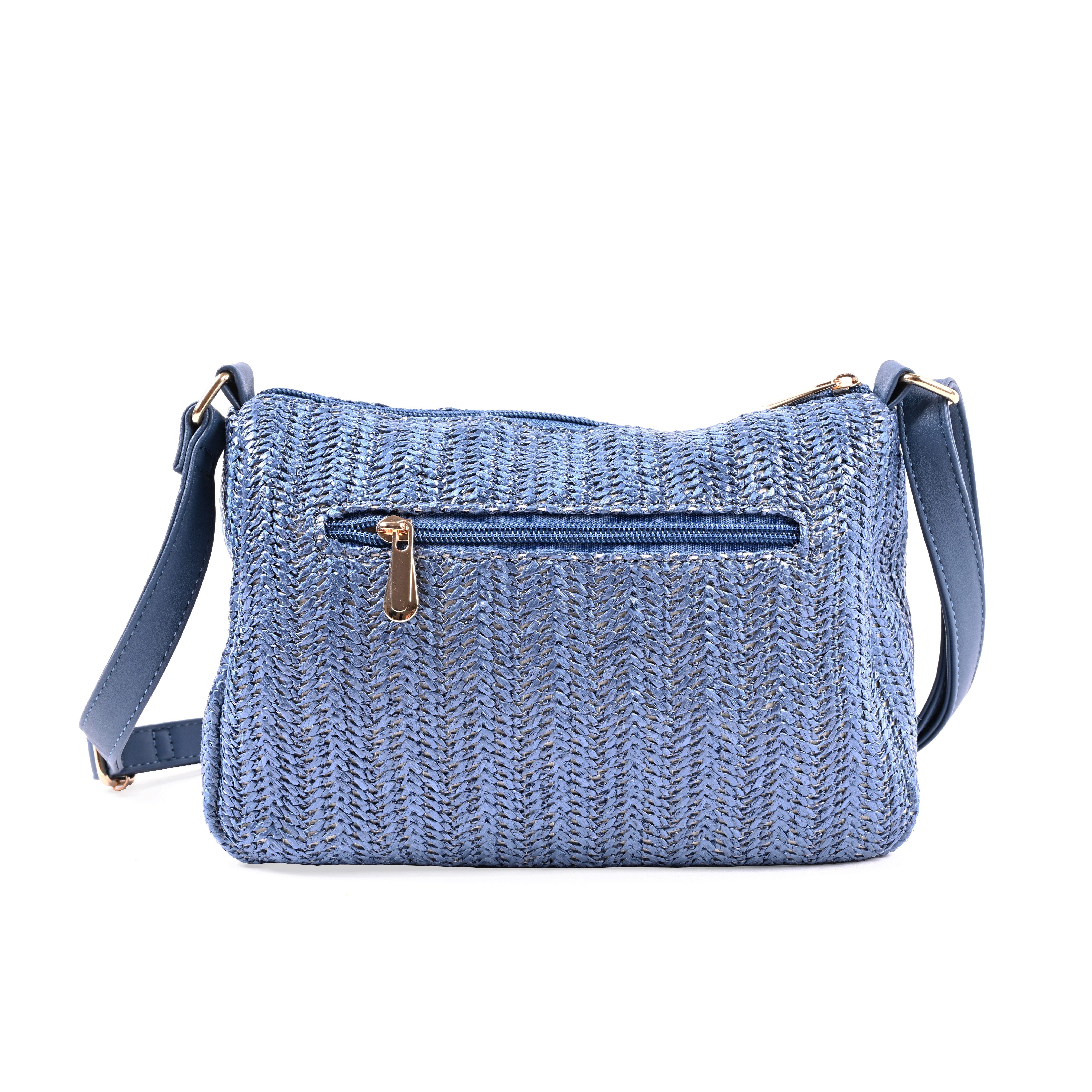 Goodman Design Schultertasche Modische Umhängetasche mit Flechtmuster, Kombiniert Funktionalität mit trendigem Design