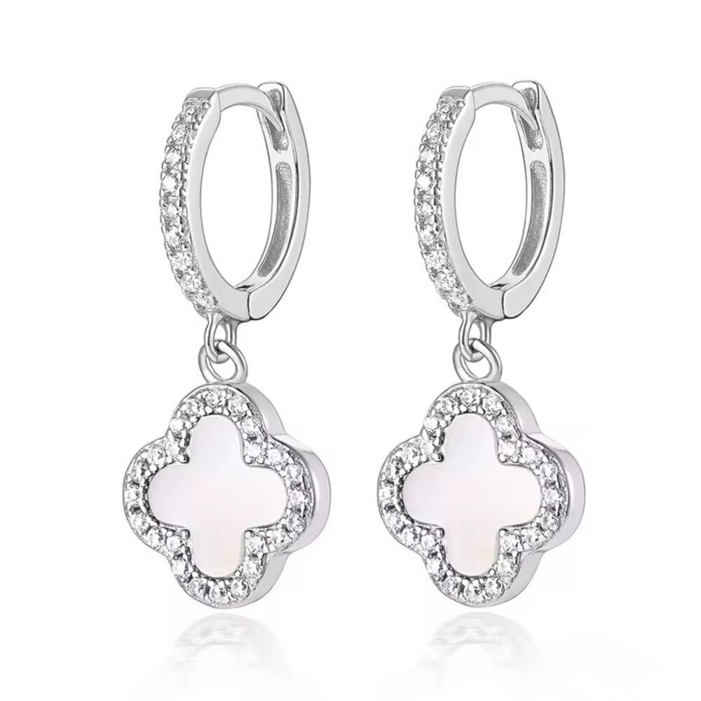 ROUGEMONT Paar Серьги-кольца Glücksbringer Серьги-кольца Серьги aus 925 Sterling Silber, Glücksbringer Design