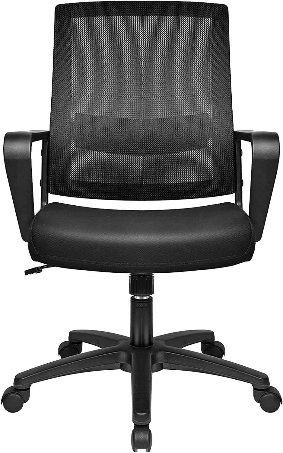 BASETBL Bürostuhl, ergonomischer Schreibtischstuhl Drehstuhl mit Netzbespannung Chefsesse