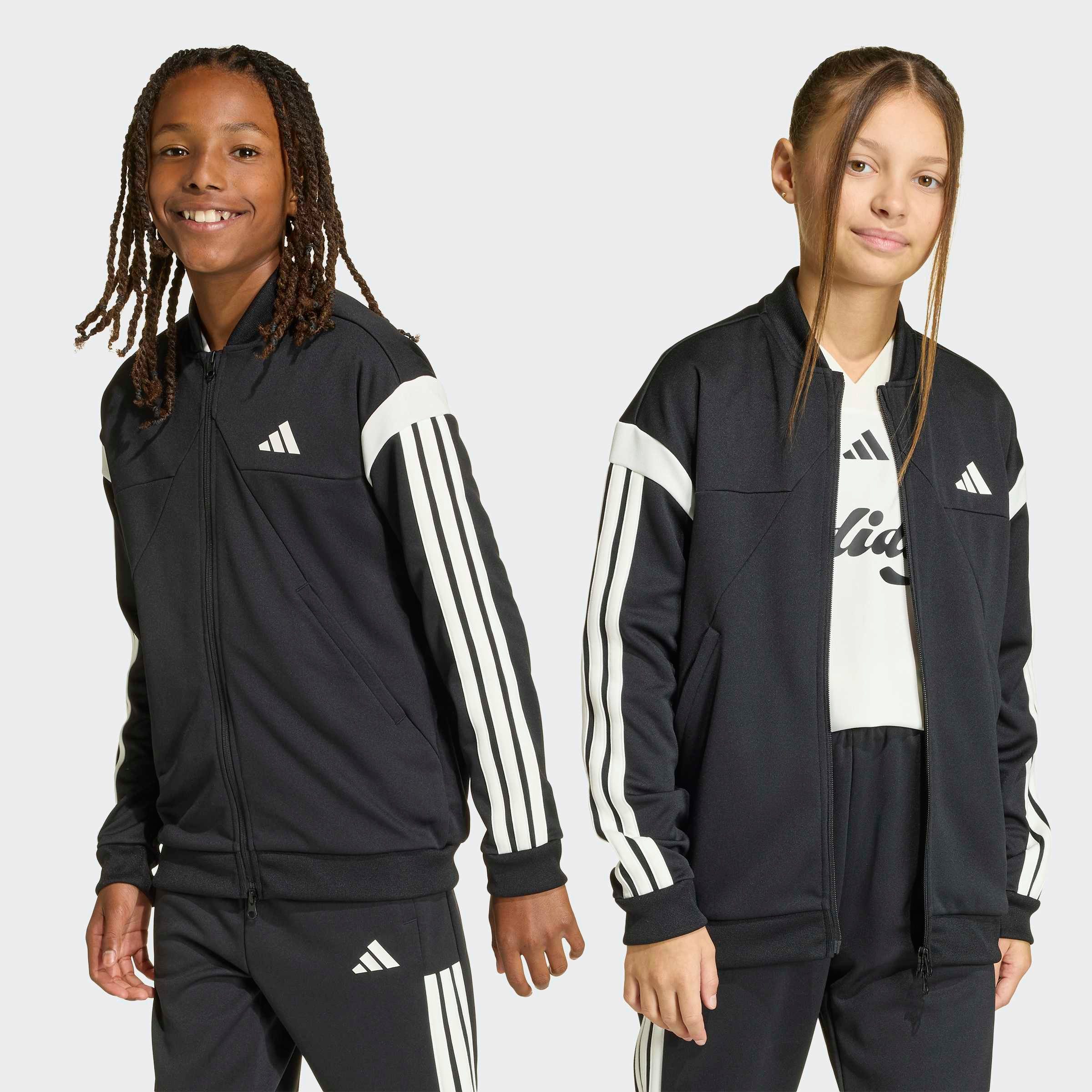 adidas Sportswear Trainingsjacke J HOT für Kinder, mit Reißverschluss, aus Polyester