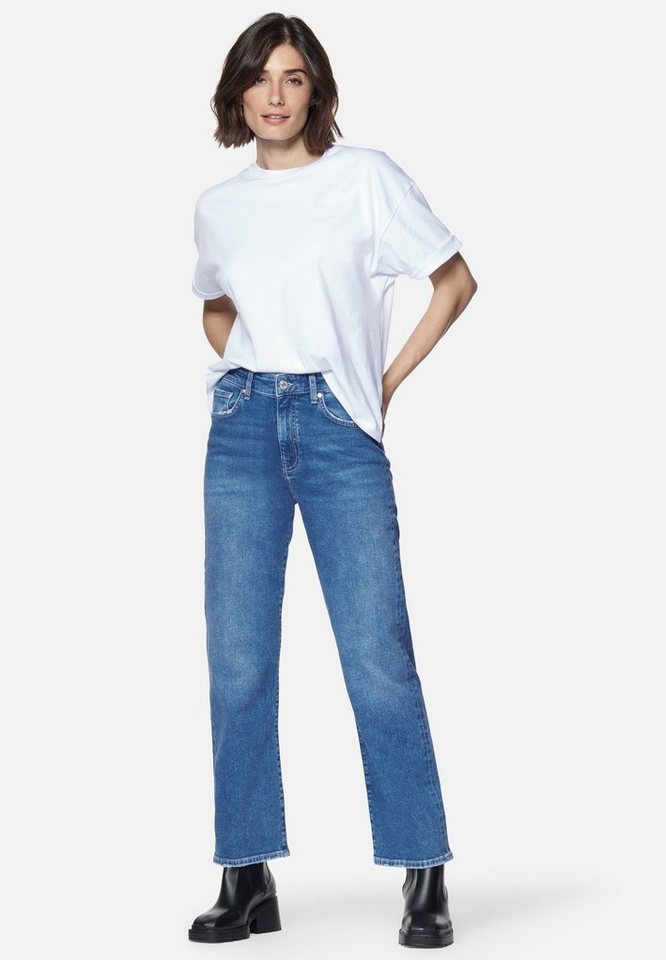 Mavi Straight Jeans »BELINDA« gerde Form › blau  - Onlineshop OTTO