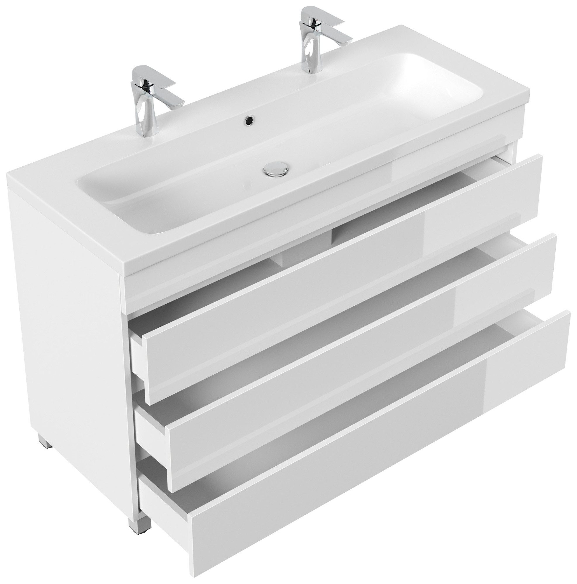 Magnolia Home Waschtisch Stand Doppel Badmöbel günstig online kaufen