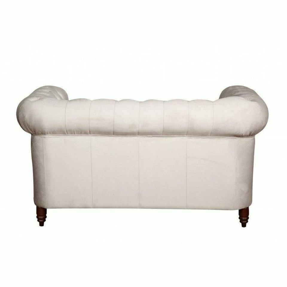 Sofa Couch Chesterfield Sofa, Bettfunktion Polster Oxford JVmoebel Sitzer mit 2