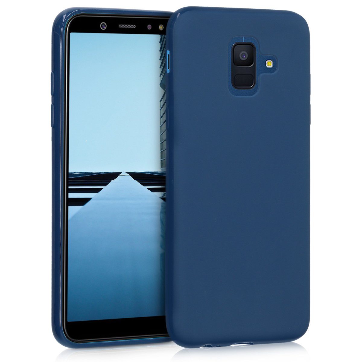 kwmobile Handyhülle Hülle für Samsung Galaxy A6 (2018), Hülle Silikon - Soft Handyhülle - Handy Case Cover