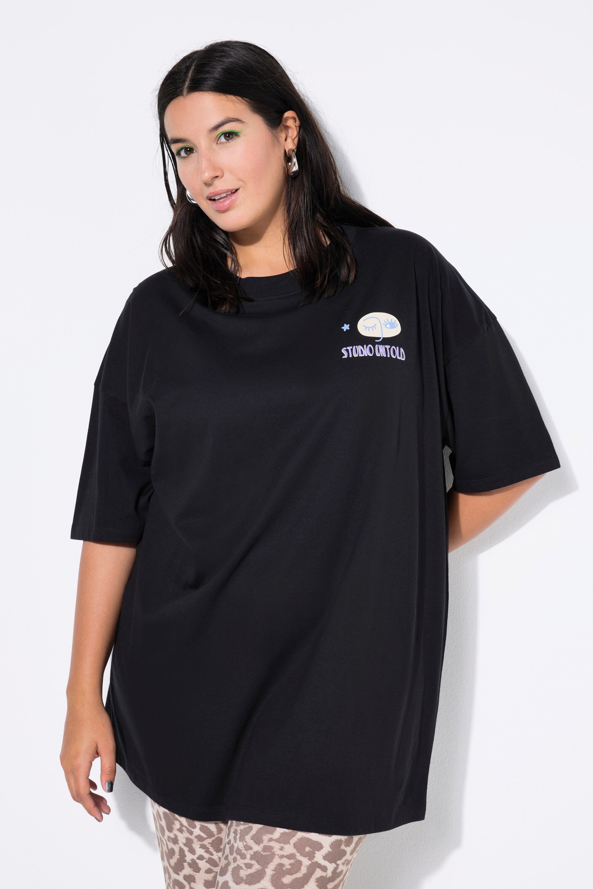 T-Shirt T-Shirt Oversize Shape Prints vorne und hinten